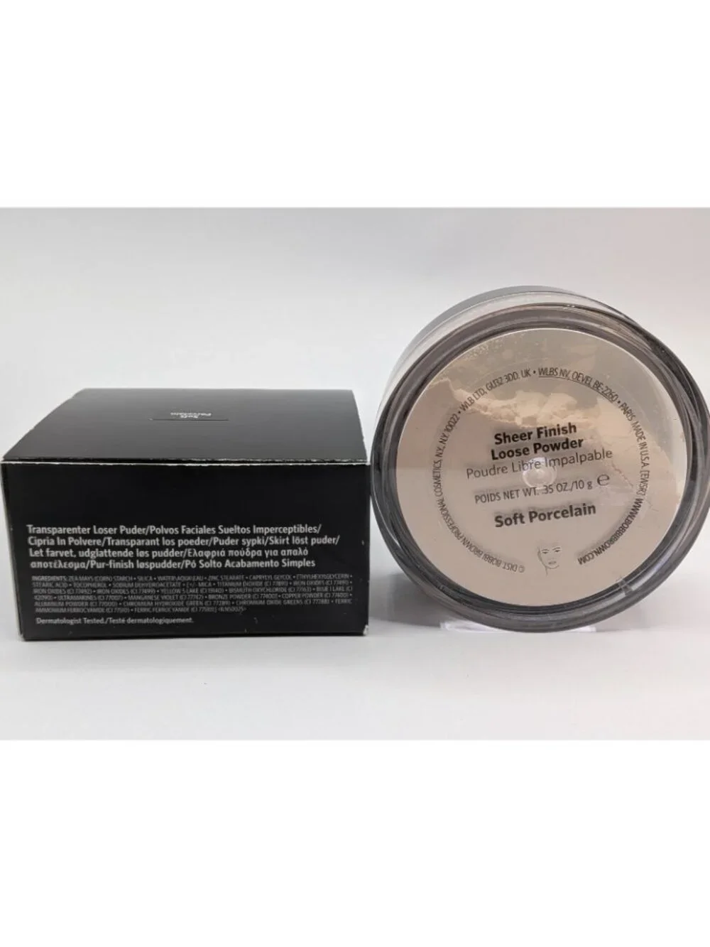 Bobbi Brown Sheer Finish Loose Powder Soft Porcelain 0.35 oz/10g Full Size